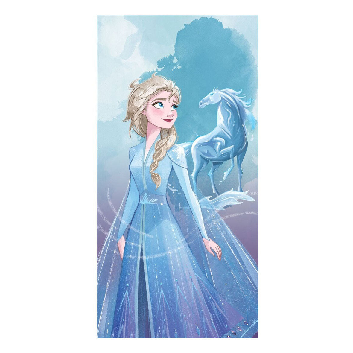 Disney Beach håndklæde frosset, 70x140cm