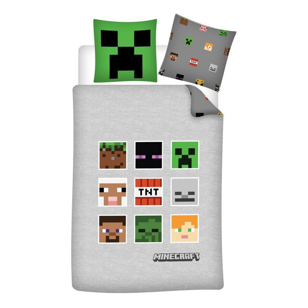 Dyneovertræk Minecraft Microfiber, 140x200cm