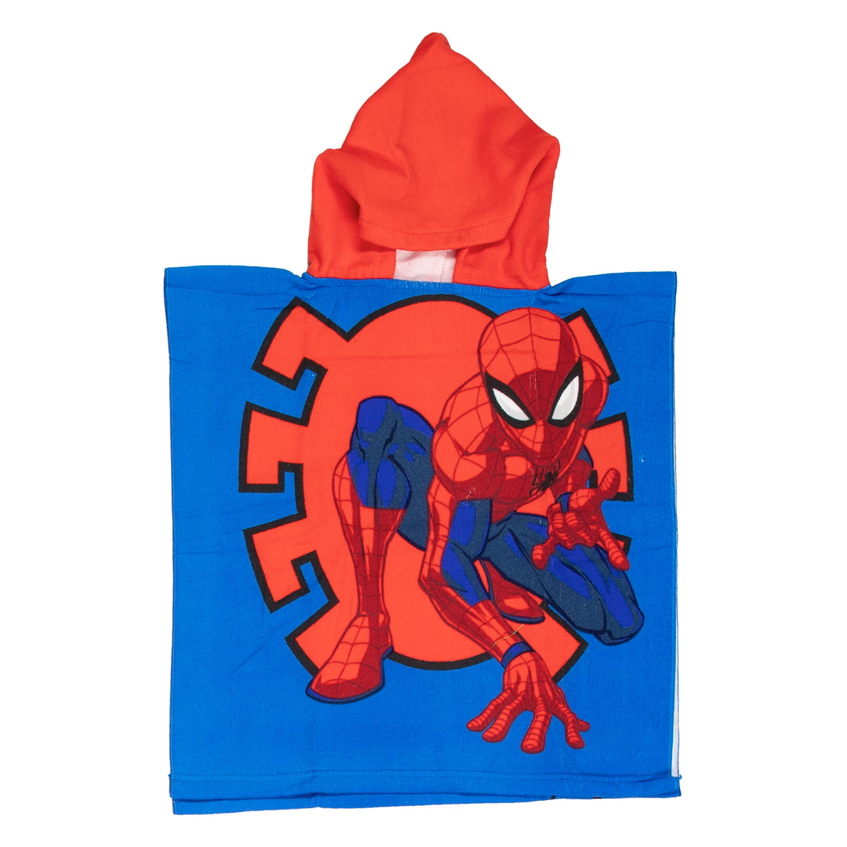 Puch håndklæde poncho spiderman 55x110cm