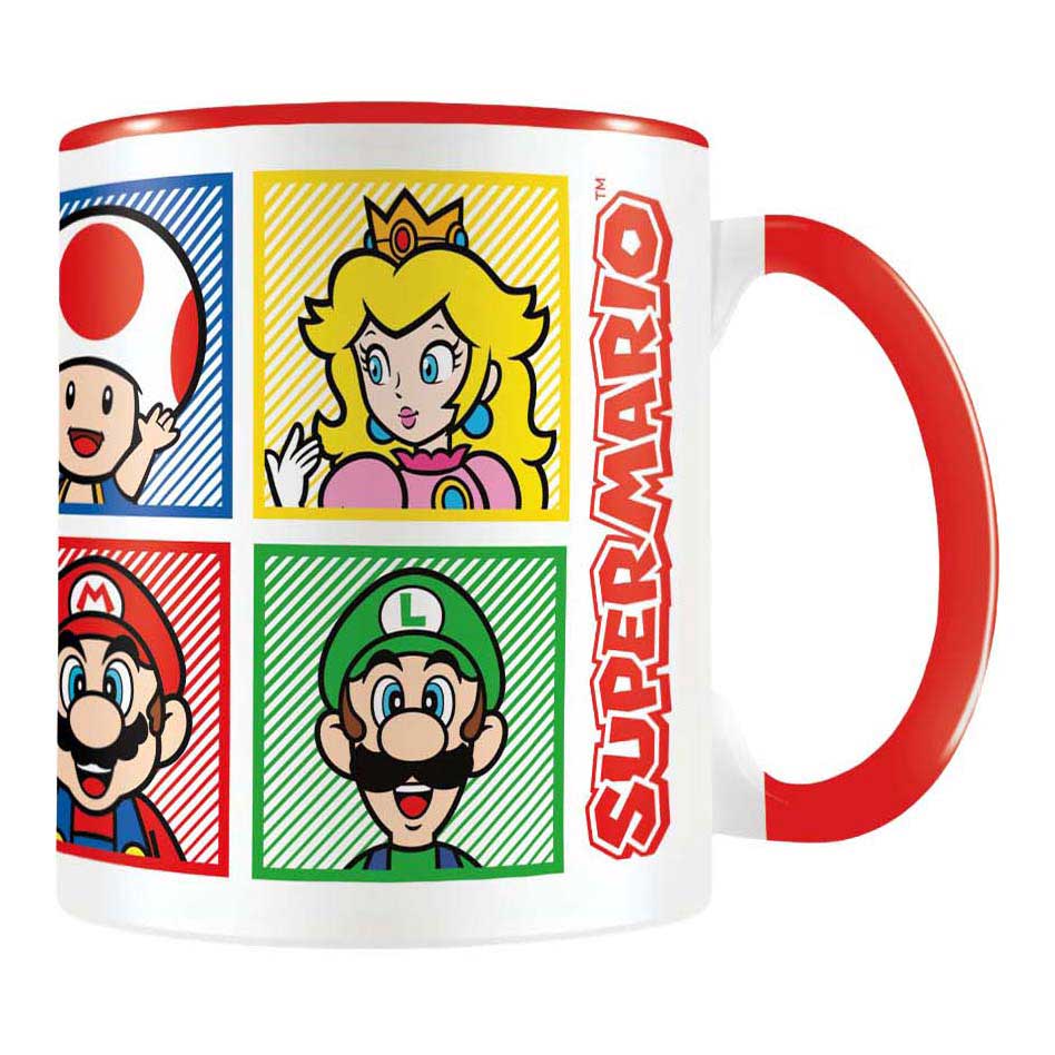 Super Mario gavesæt - kop, krus og magnet