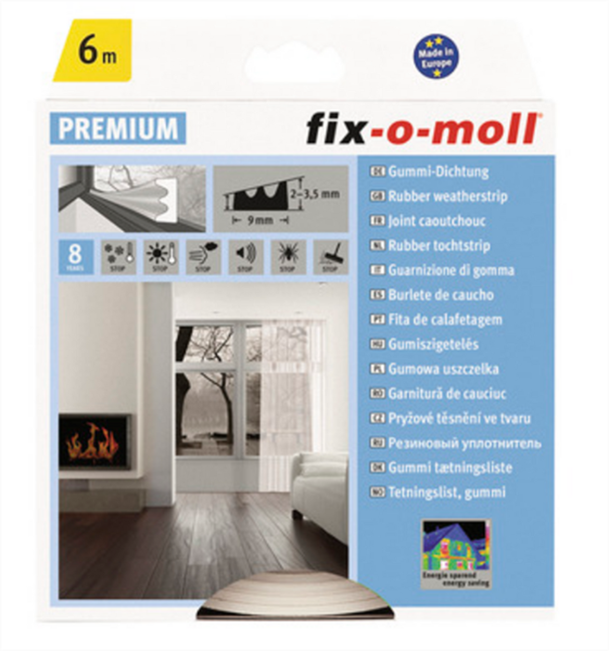 Fix-o-moll vejrliste e-profil 6m