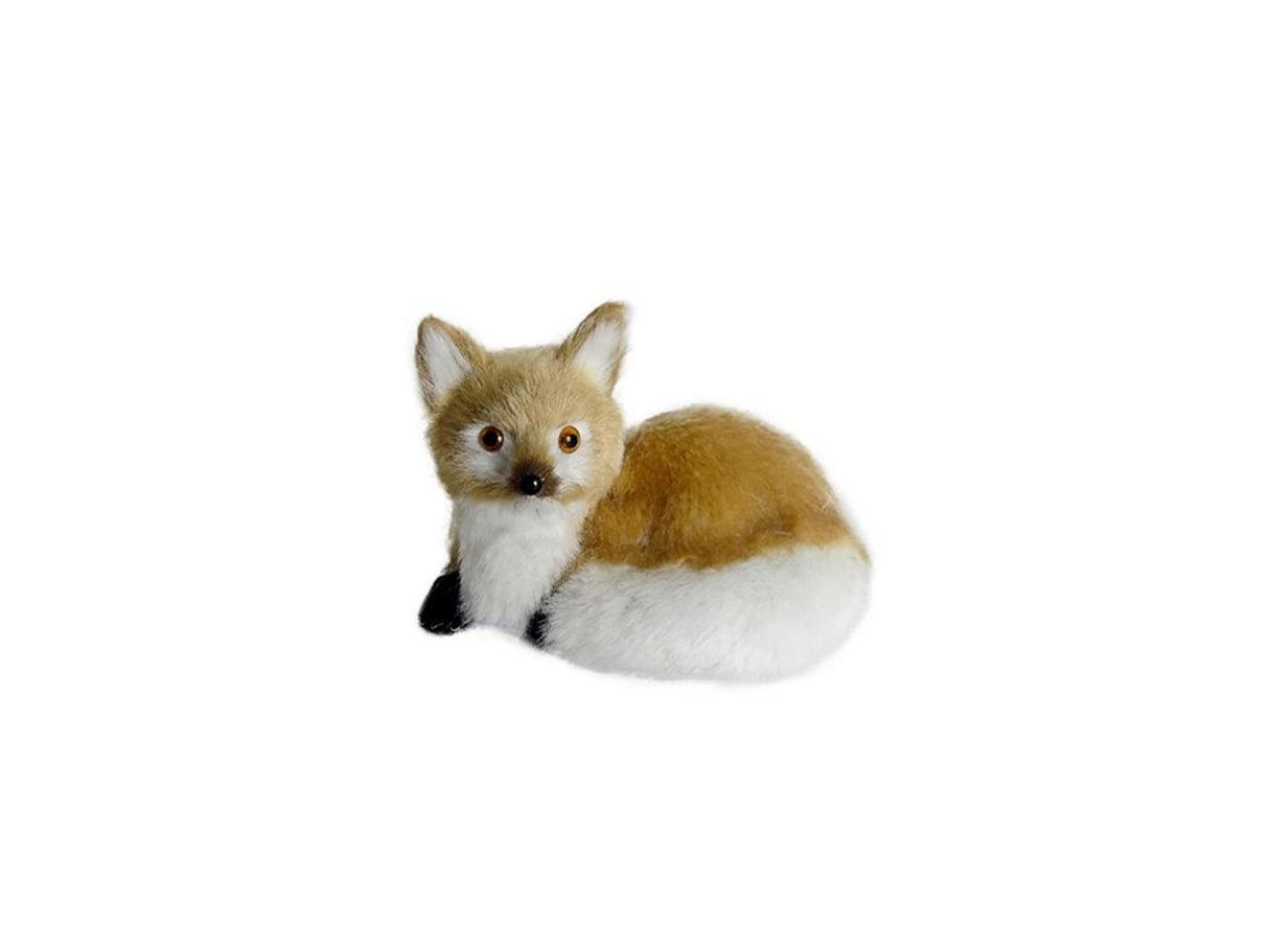 House of nature statue ræve tekstil 7x10x7cm