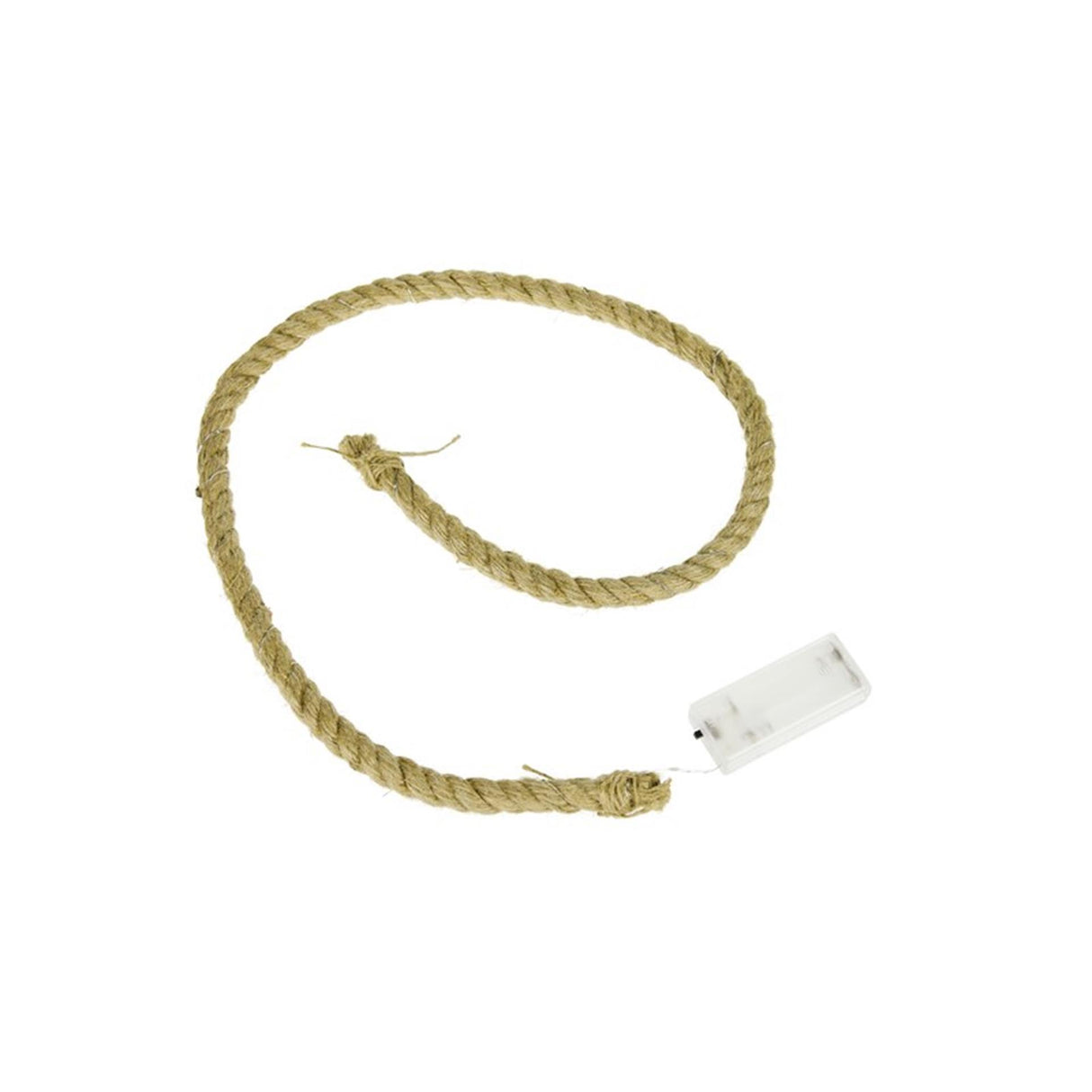 Naturlige samlinger dige naturlige samlinger jute reb belysning 20 LED 1 meter x1,2cm
