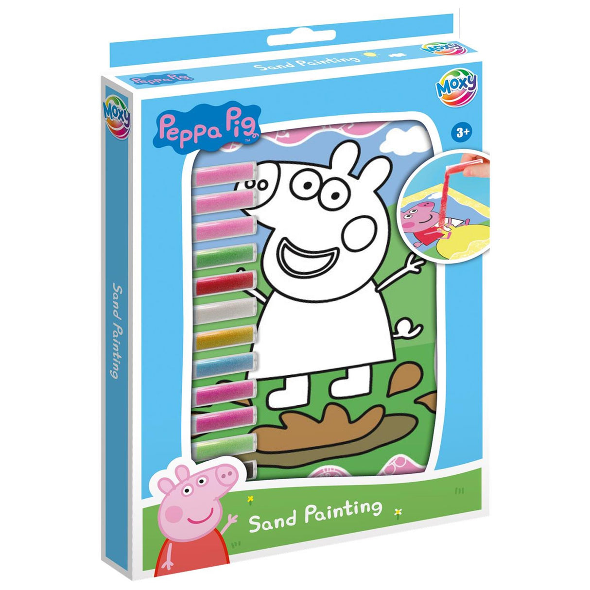 Moxy peppa sand malerier