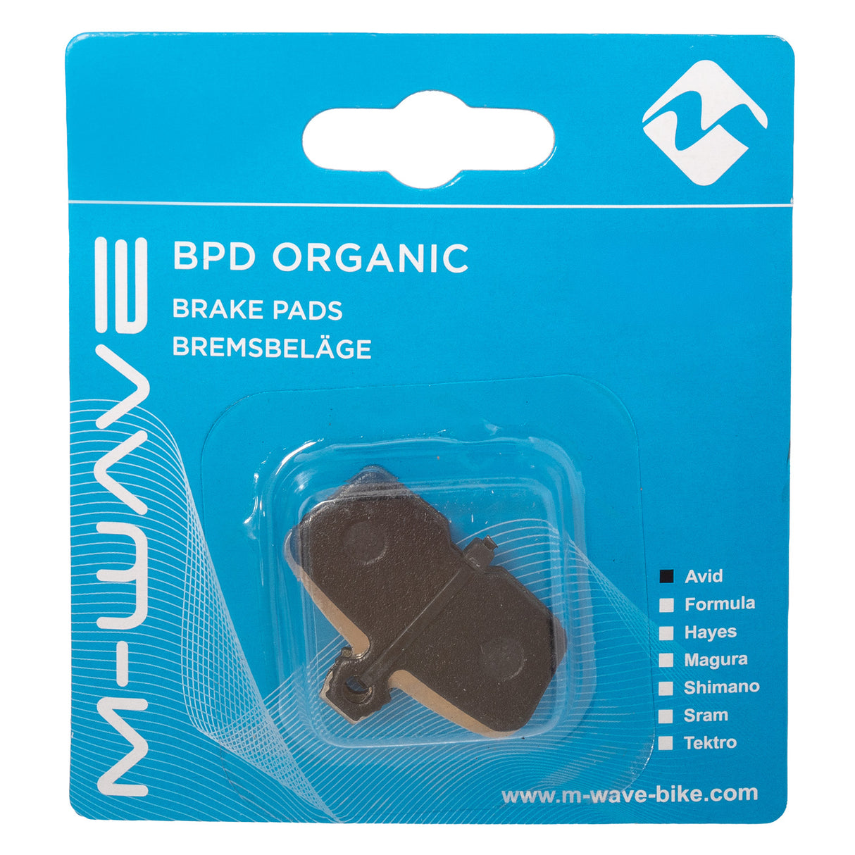 M-wave bpd organic as2 bremseklodser til skivebremse