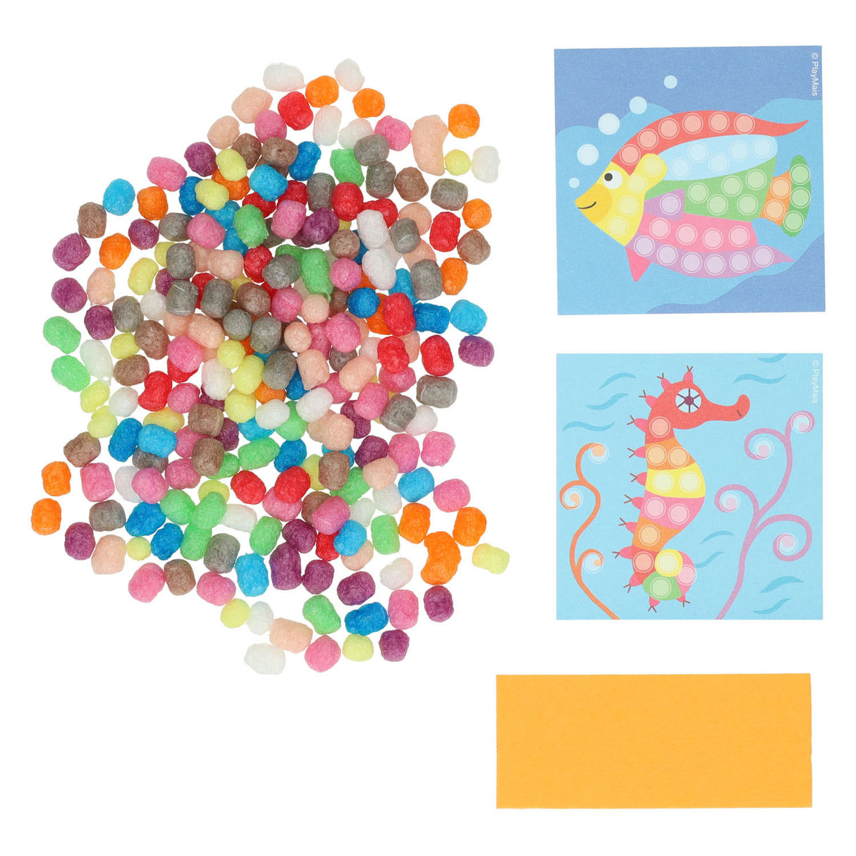 Playmais mini mosaik - undervandsverden