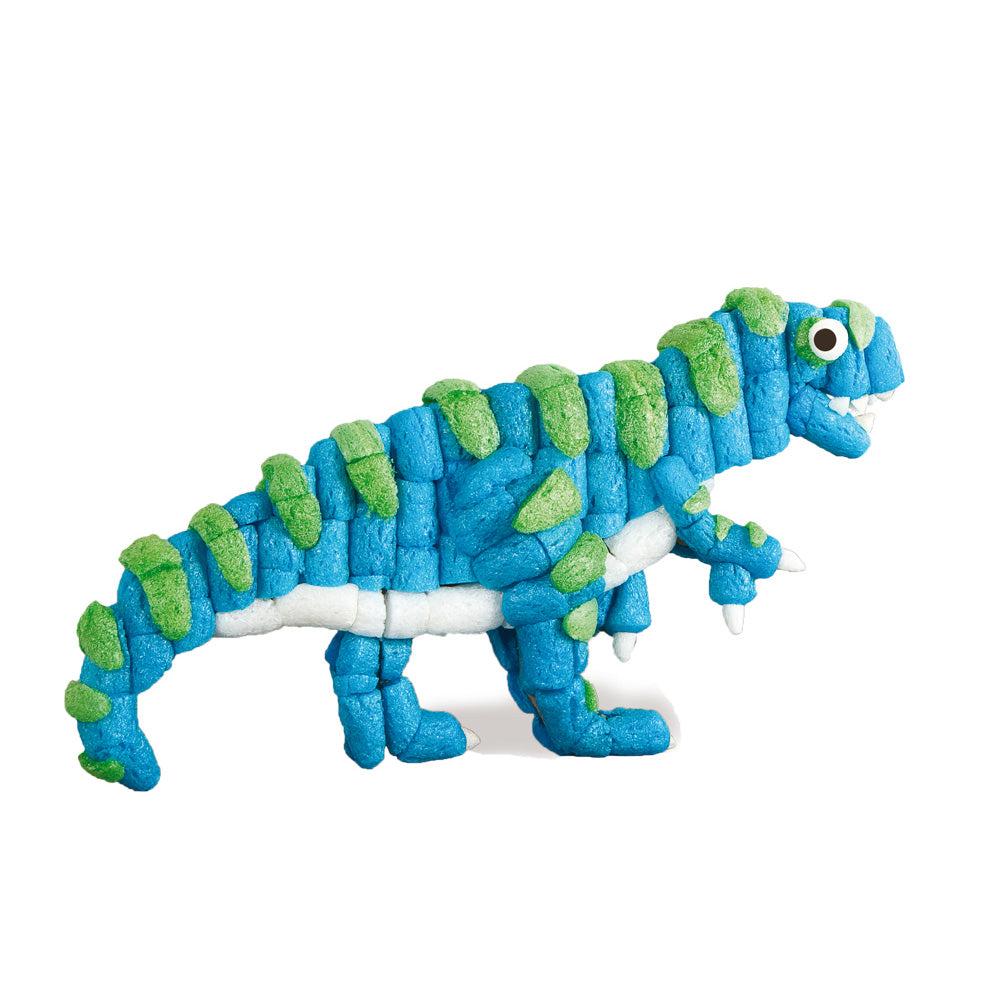 Playmais dekorationsdino kort, 4 stk.