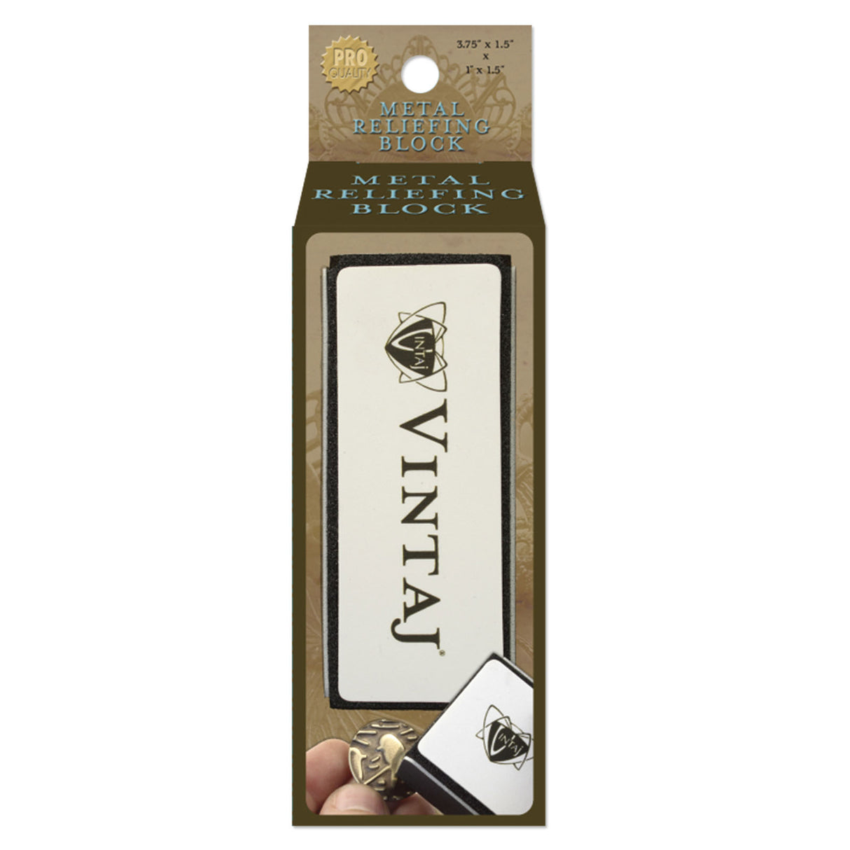 Vintaj • metalreliefblok