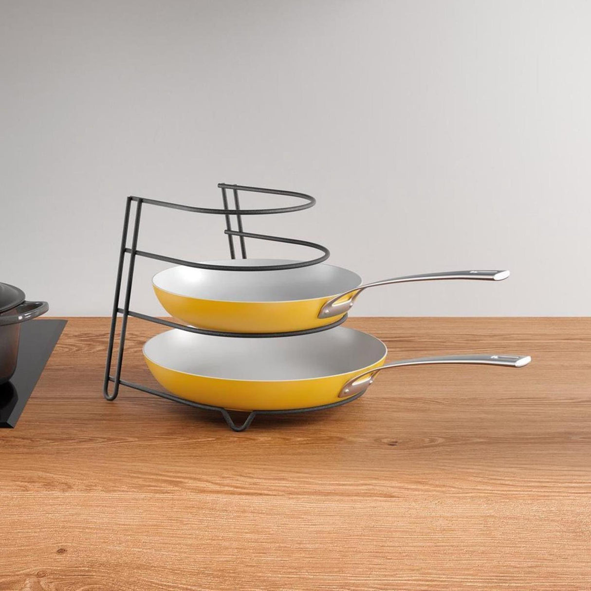 Metaltex canyon stegepandestativ 25x27xh23cm mat sort