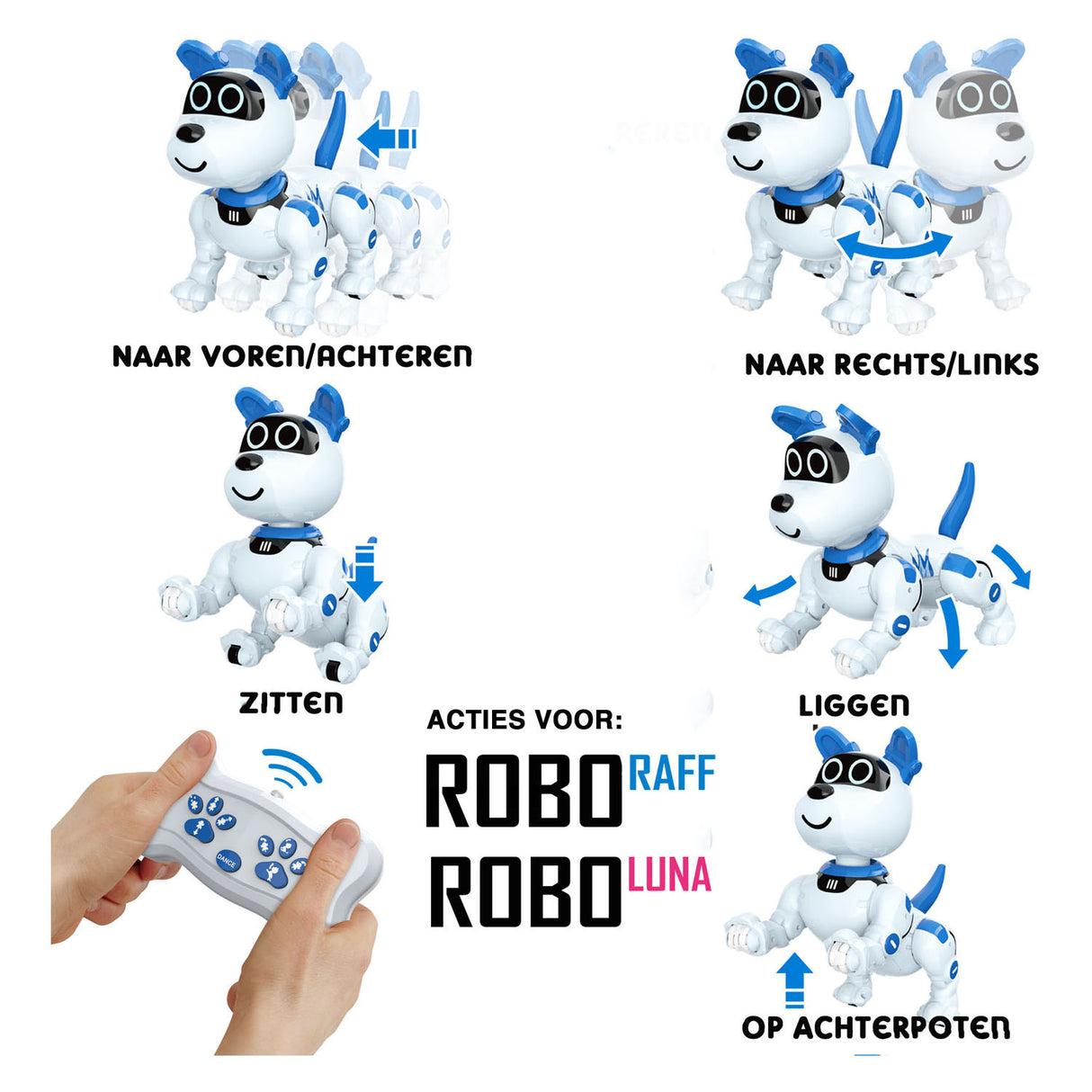 Gear2play robo luna interaktiv hvalp