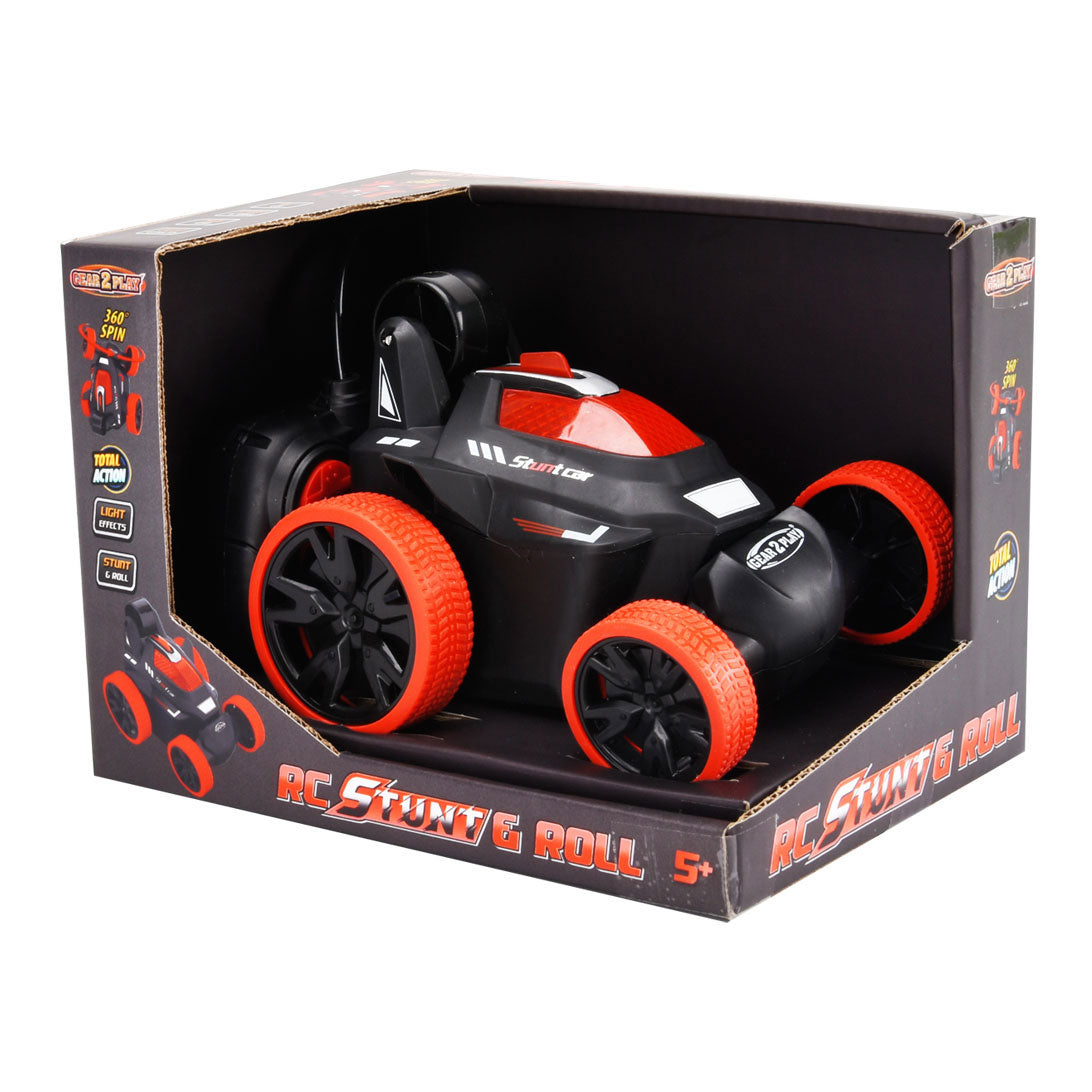 Gear2play RC Stunt Roll Stunt Car - Rød