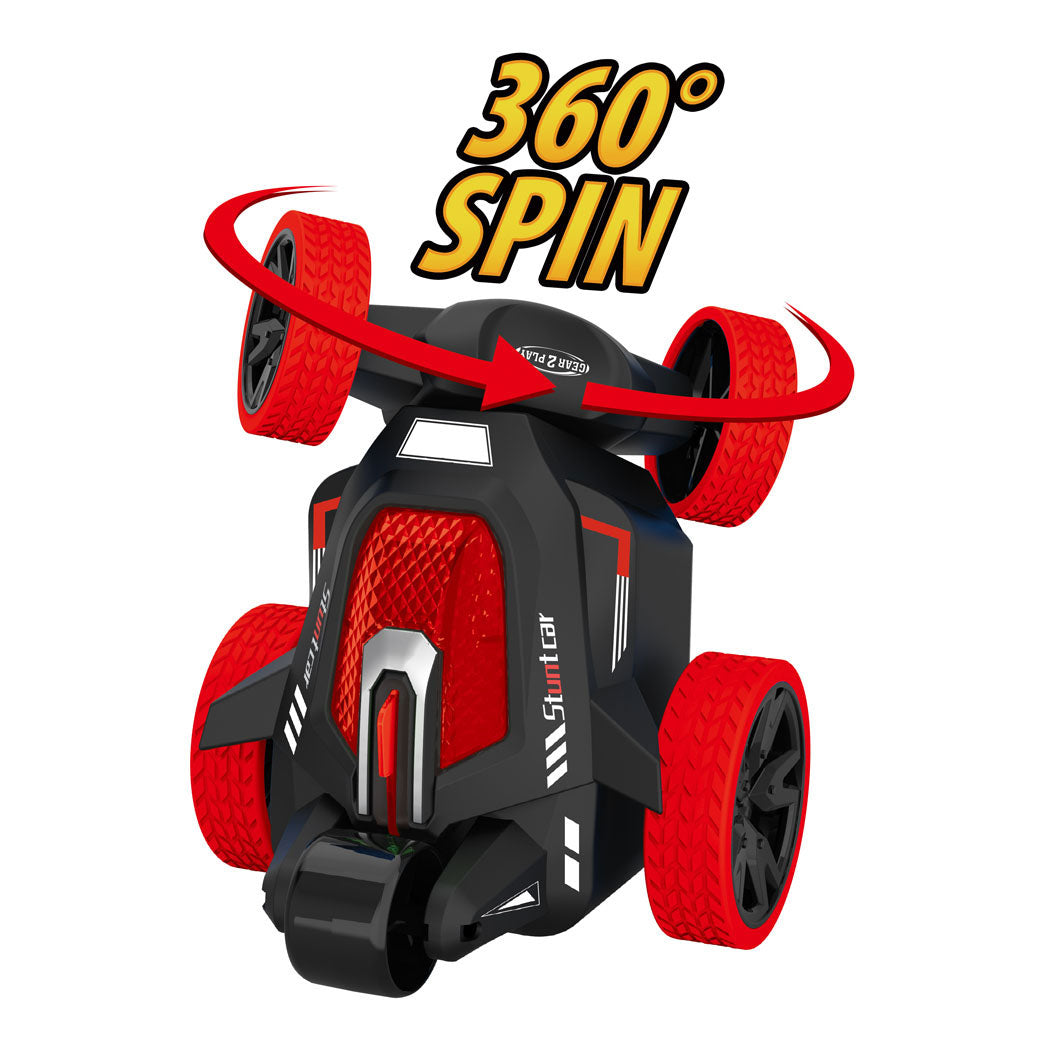Gear2play RC Stunt Roll Stunt Car - Rød