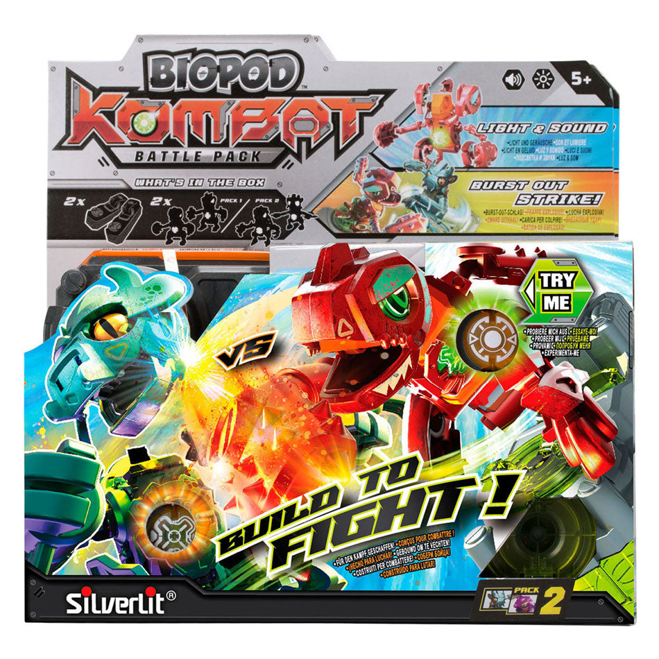 Silverlit biopod kombat duo-pakke