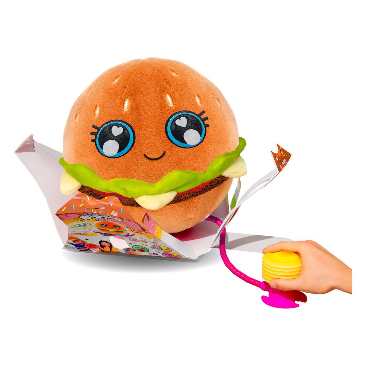 Spectron Little Biggies hamburger oppustelig kram