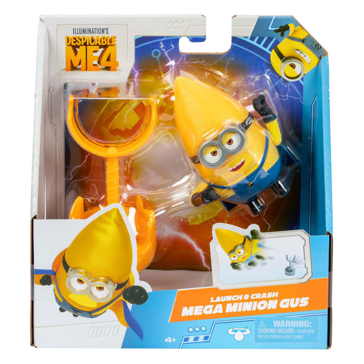 Moose toys despicable me 4 - launch crash mega minion gus - actionfigur