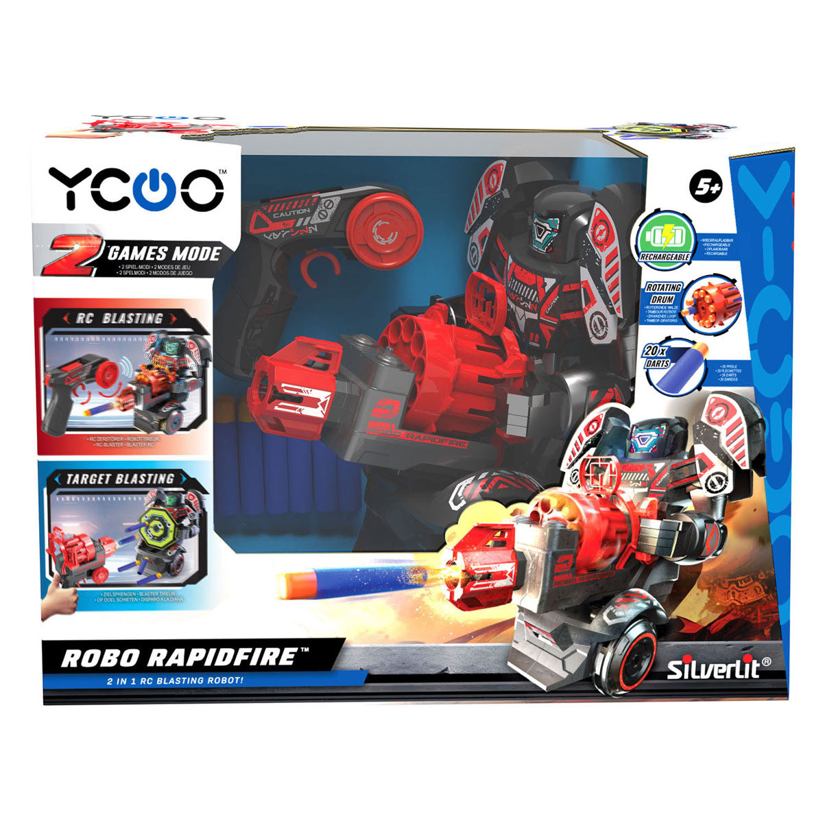 Silverlit robo rapidfire skyderobot