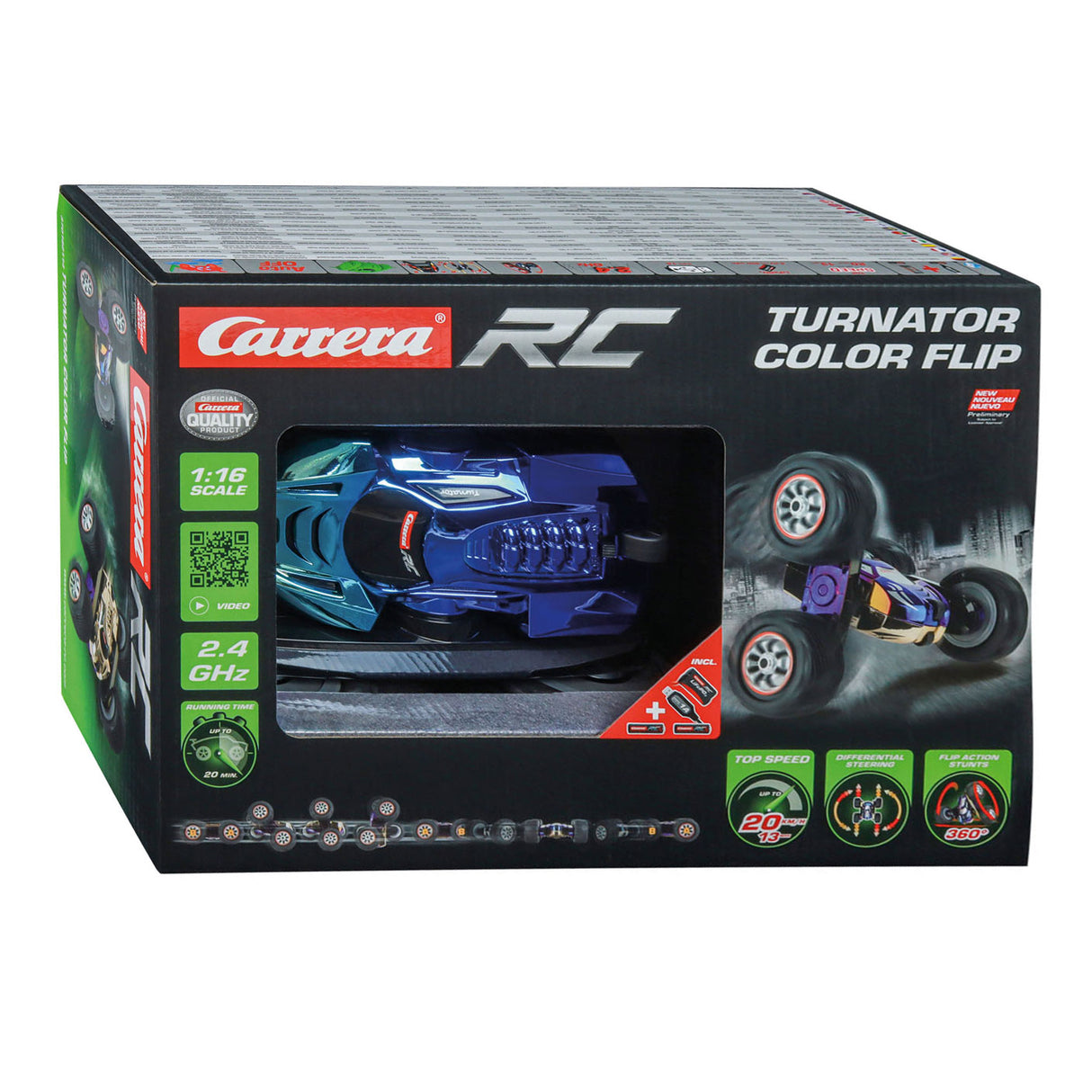 Carrera RC styrbar auto - Turnator Color Flip