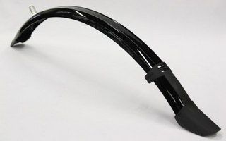 Gazelle Voorbatbord 28 PVC PR.E61 Almindelig sort