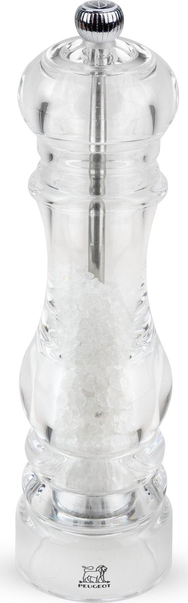 Peugeot nancy saltmølle 22cm - gennemsigtig - akryl