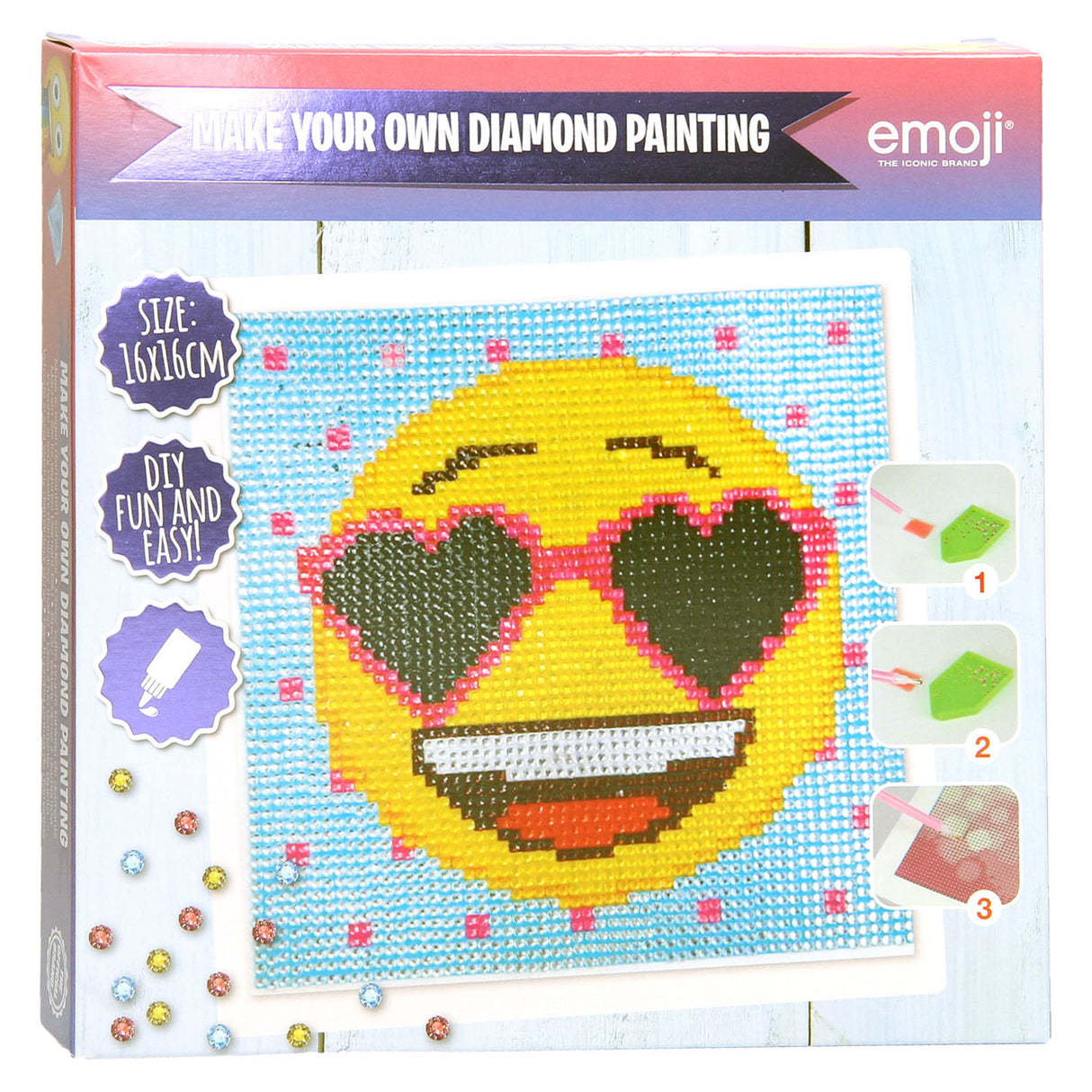 Sambro Emoji Diamond Maleri - Briller
