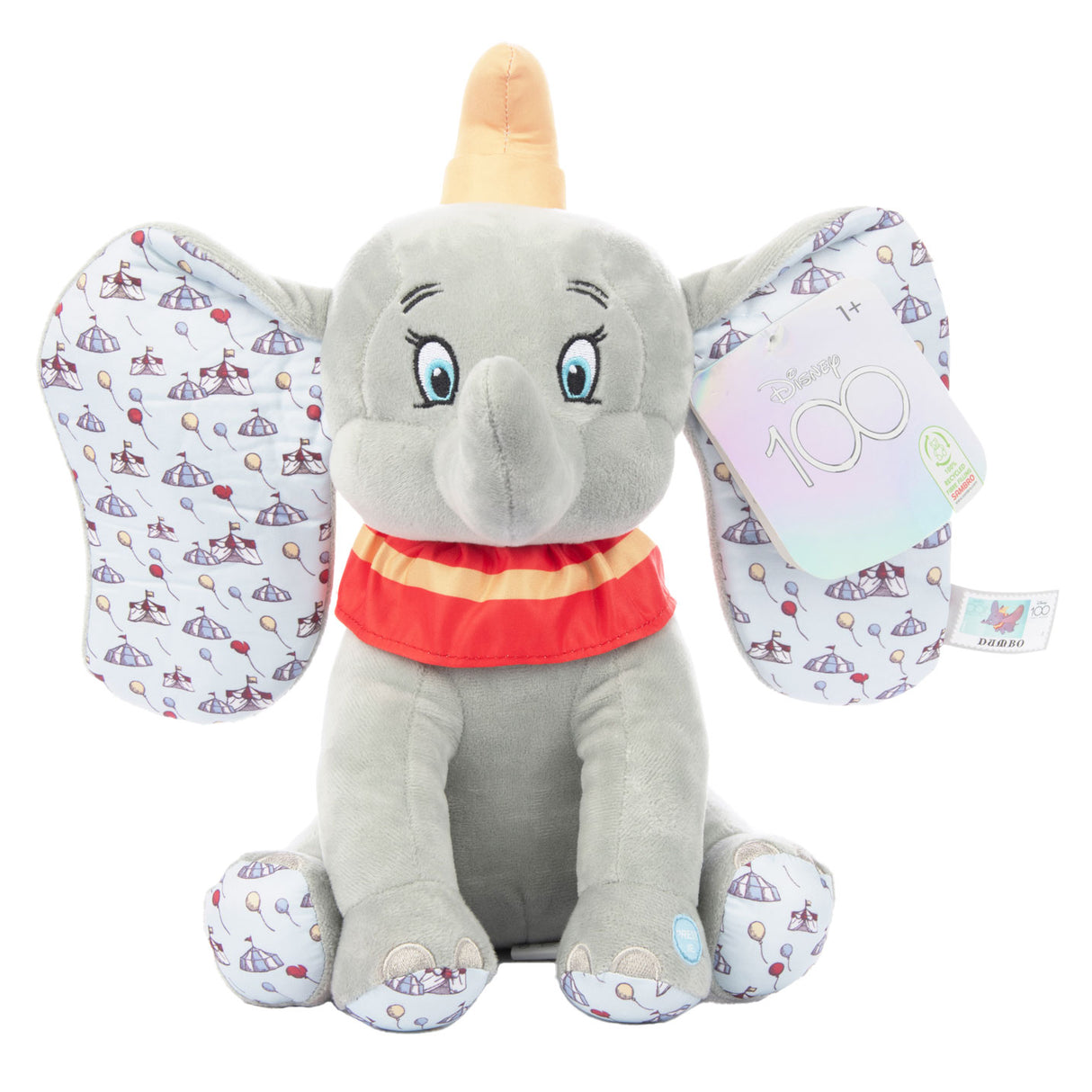 Sambro Disney krammedumbo med lyd, 30cm