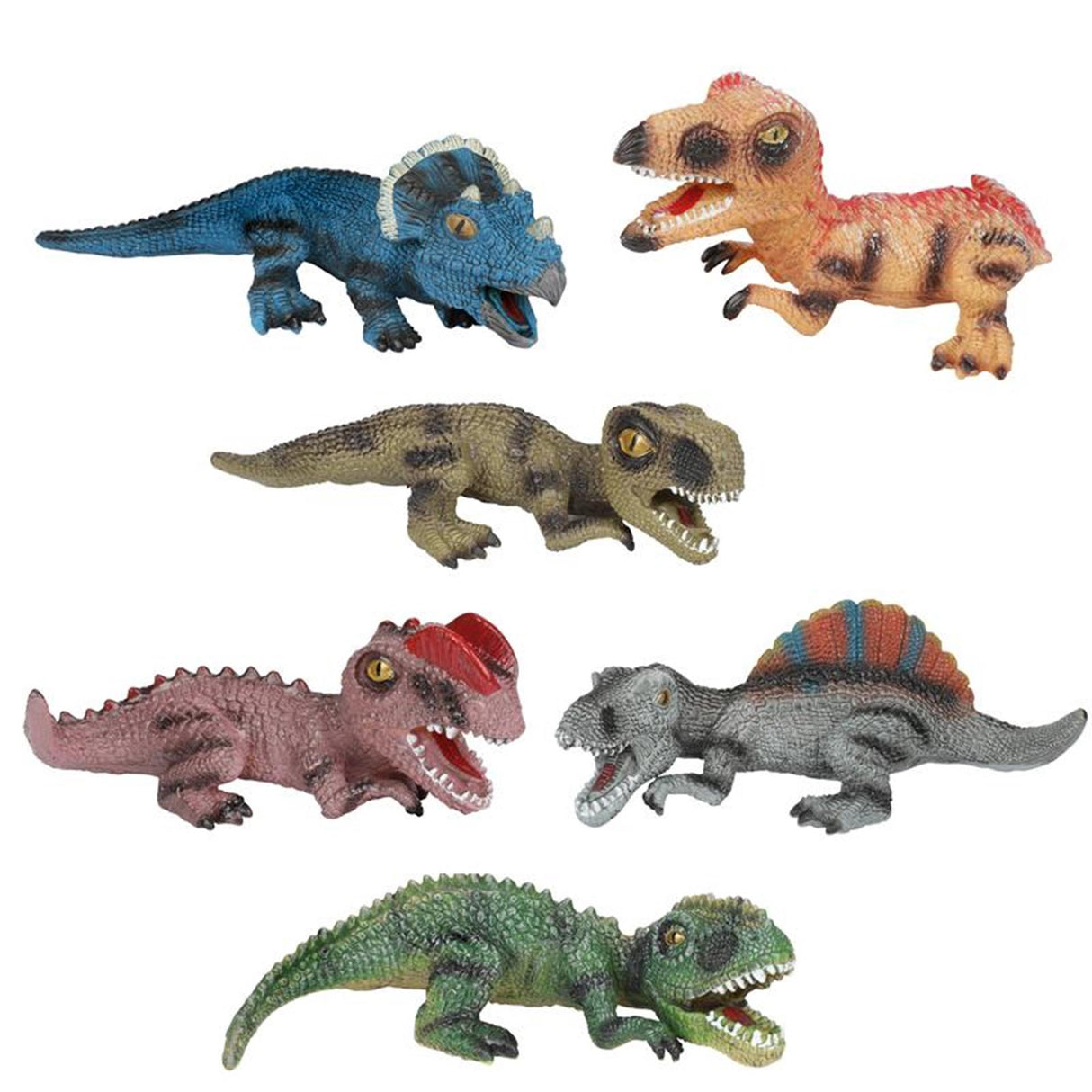Toi-legetøj verden af dinosaurer liggende dino 20cm