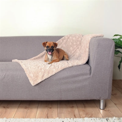 Trixie hunde tæppe hyggelig fleece beige