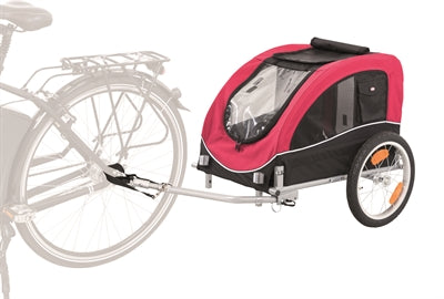 Trixie Dog Bike Cart sort rød