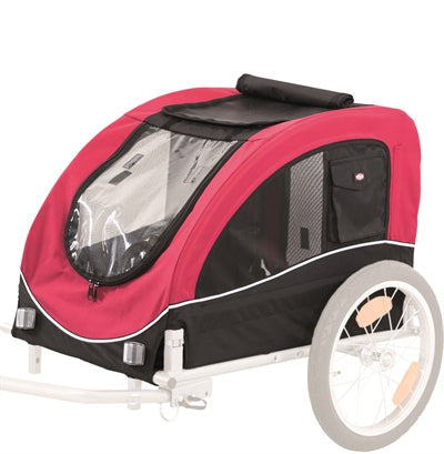 Trixie Dog Bike Cart sort rød