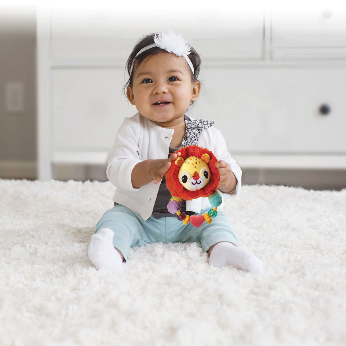 VTech Rattle Animal Friends Lion 191 cm plys rød