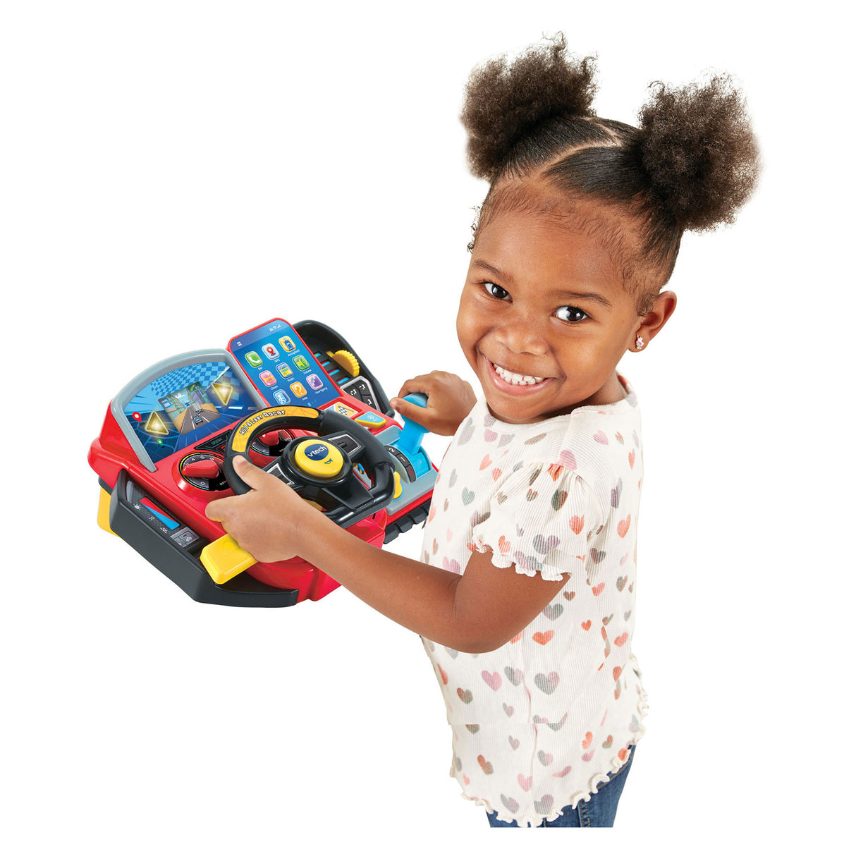 Vtech drive learn racer racerhjul aktivitetscenter - interaktivt pædagogisk legetøj - aktivitetstavle - gave - børnelegetøj 3 år