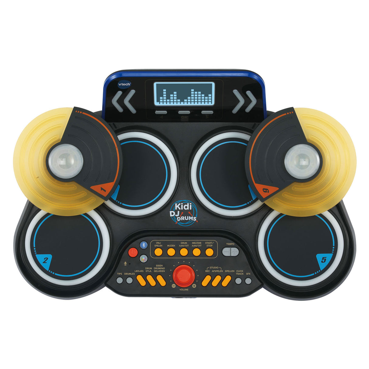 Vtech kidi DJ-trommer - interaktivt legetøj - stimulerer kreativiteten - inklusive optagefunktion Bluetooth - legetøj fra 6 år