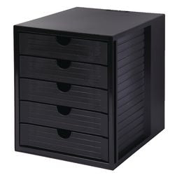 Han kommode 1450 5 skuffer 27,5x33x32cm sort
