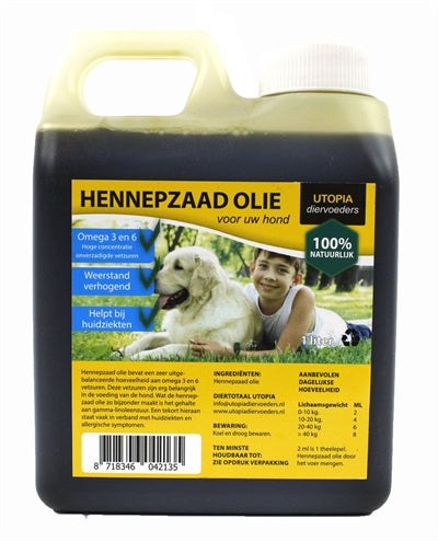 Utopia hampfrøolie