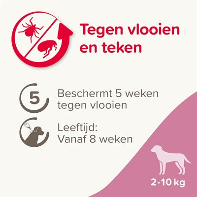 Beaphar fiprotec hund mod tegning og lopper