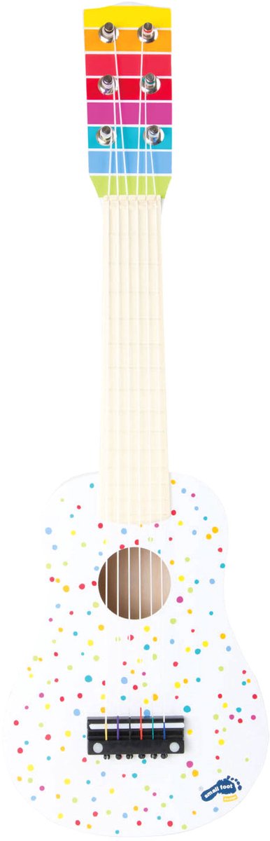 Lille fod - træguitar med prikker, 53cm