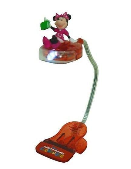 Van der Doelen læselampe Minnie Mouse med klemme
