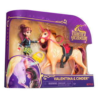 Unicorn academy dukke valentina enhjørning cinder