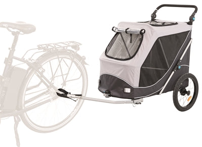 Trixie Dog Bike Cart Foldbar grå