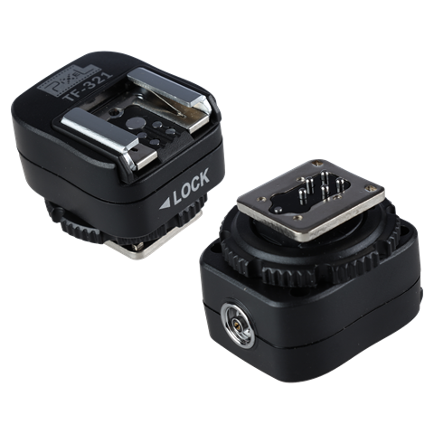 Pixel e-ttl hot shoe adapter tf-321 til canon