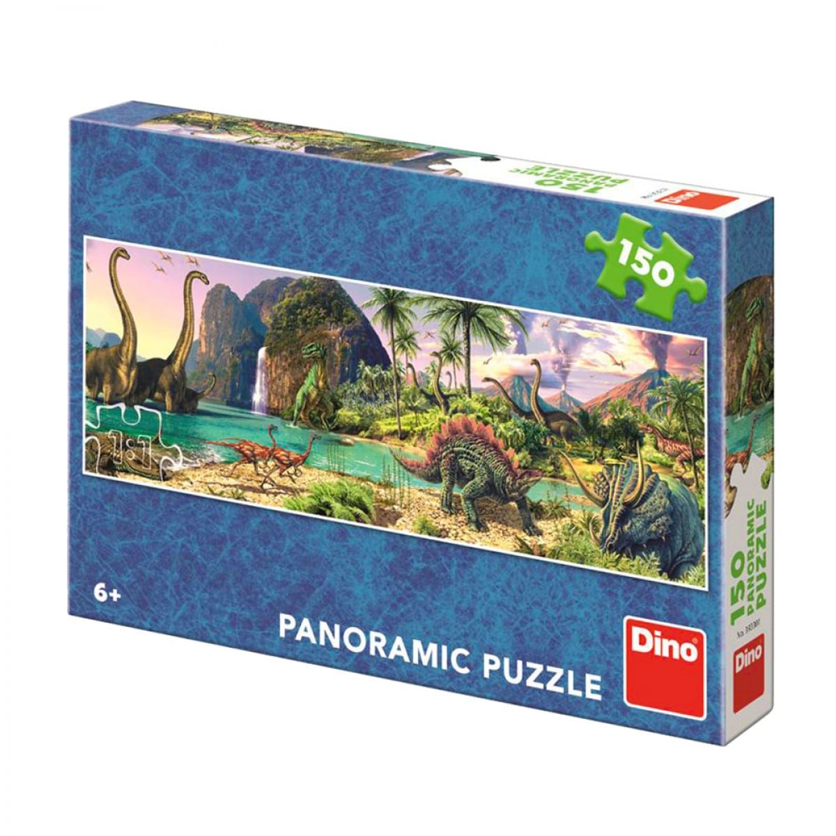 Dinotoys dinosaur panorama puslespil 150 brikker