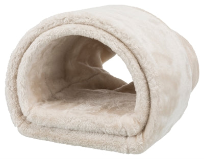 Trixie play tunnel kanin marsvin plys beige
