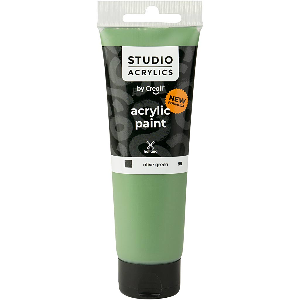 Https: www.cchobby.nl creall-studio-acrylic-paint-opaque-oliven-grøn-59-120-ml-1-flaske