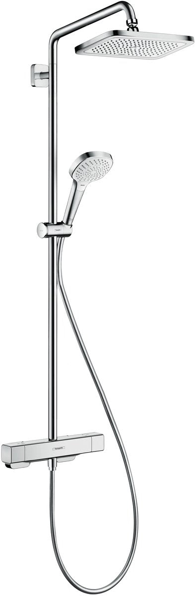 Hansgrohe croma e showerpipe 1jet med termostat krom