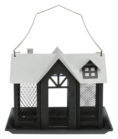 Trixie fuglehus villa metal sort