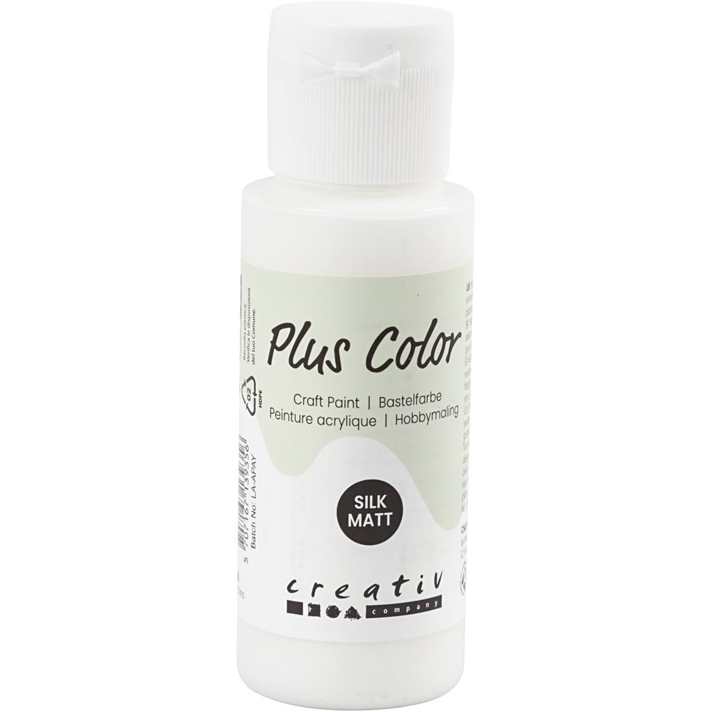 Https: www.cchobby.nl plus-color-acrylic-paint-white-60-ml-1-bottle