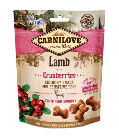 Carnilove crunchy snack lam tranebær