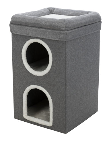 Trixie kradsestolpe cat tower saul grey