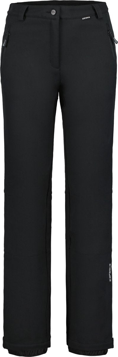 Icepeak entiat softshell skibukser til kvinder - sorte - 40