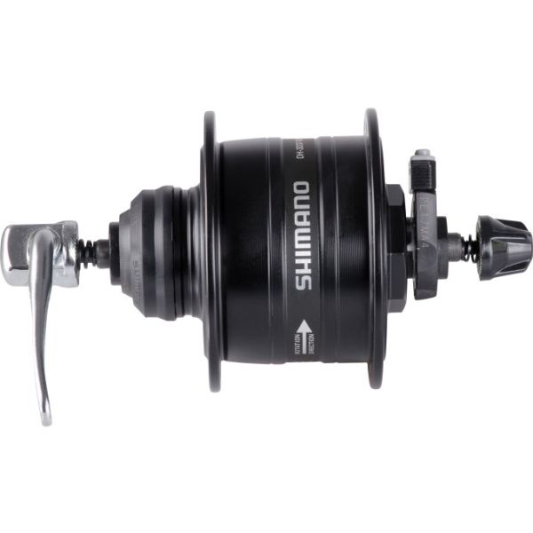 Shimano Dynamonaaf HD -3D37 3 Watt - 32 huller - Centerlås - Hurtig stramme - Sort